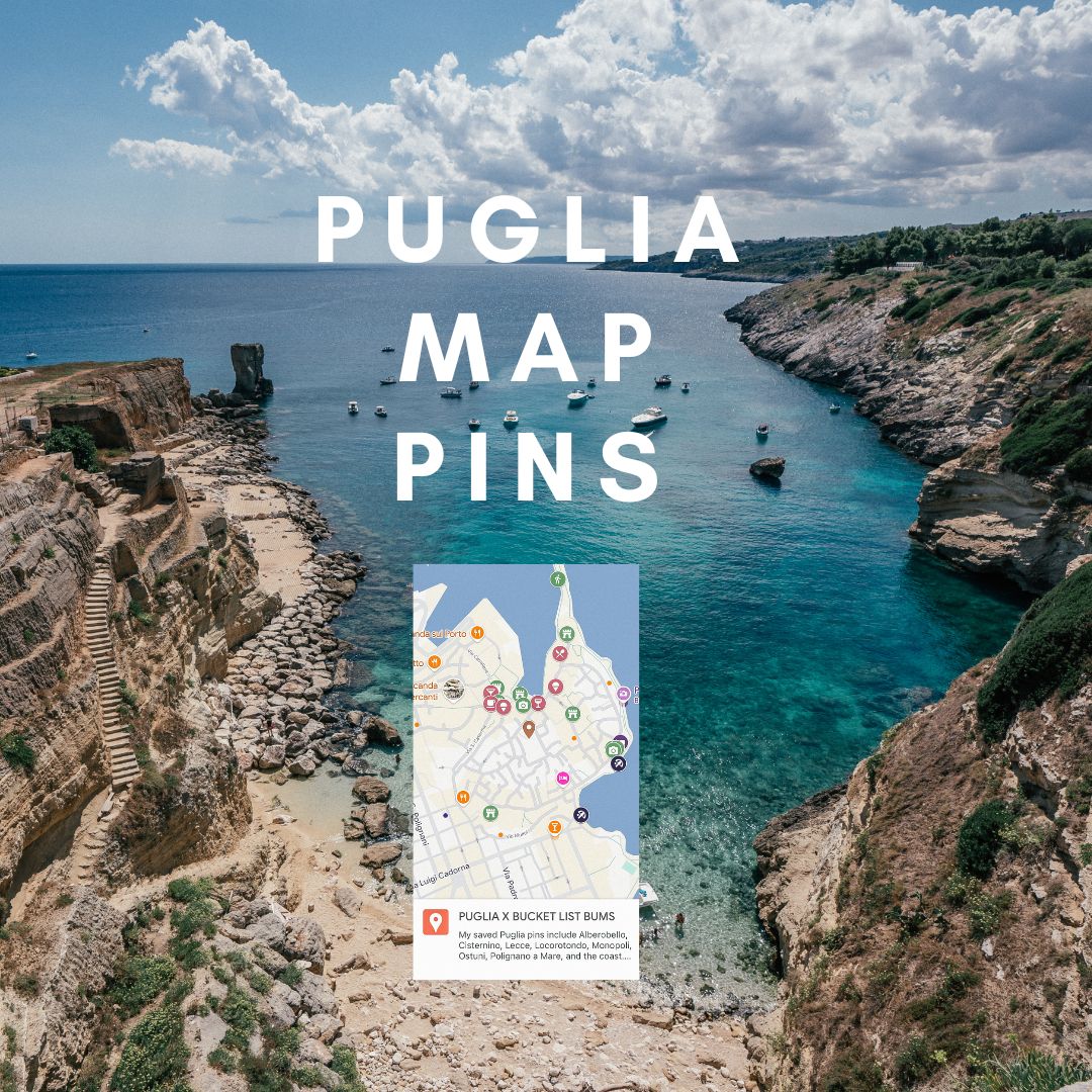 Puglia Map Pins