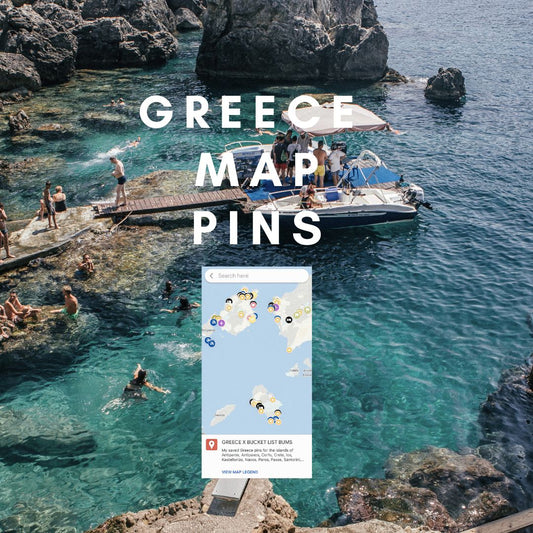 Greece Map Pins