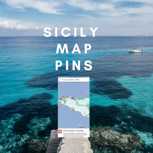 Sicily Map Pins
