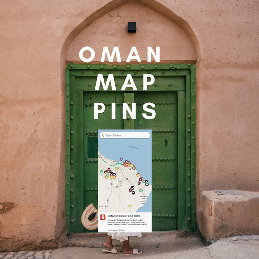 Oman Map Pins