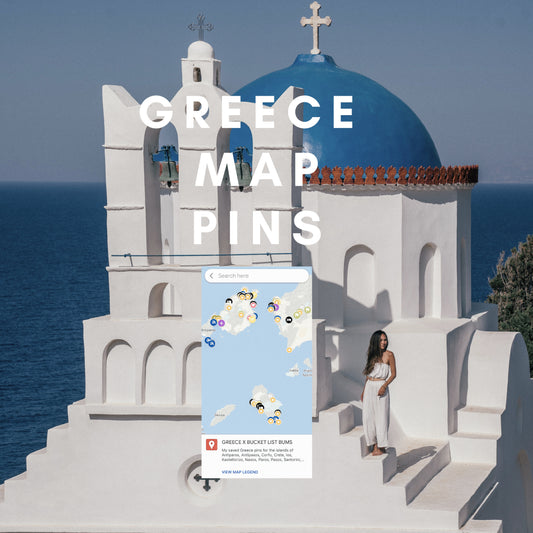 Greece Map Pins